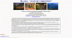Desktop Screenshot of alaskastateofcorruption.com
